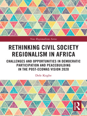 cover image of Rethinking Civil Society Regionalism in Africa